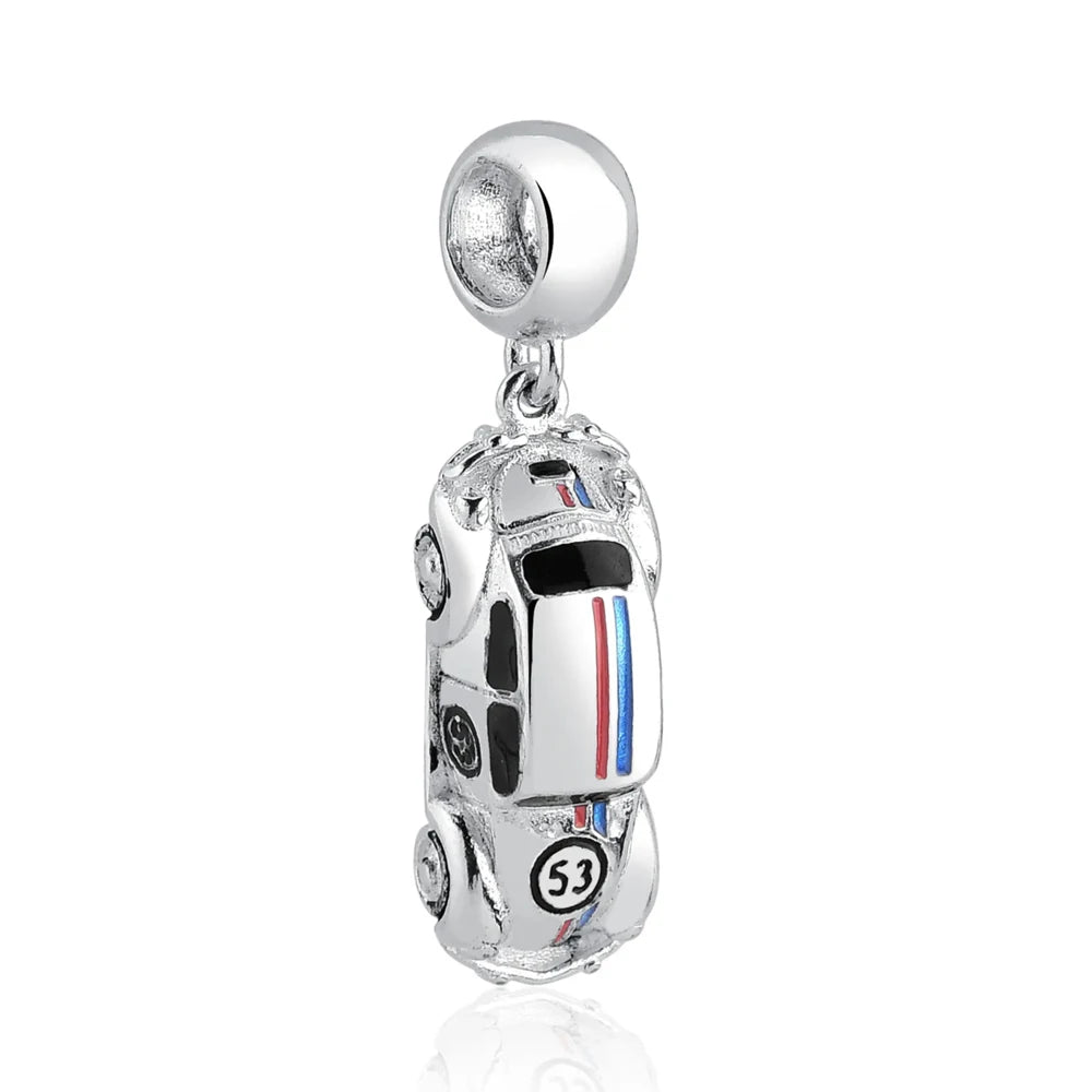 Pingente em Prata 925 Meios de Transporte – Compatível com Pulseiras de Charms