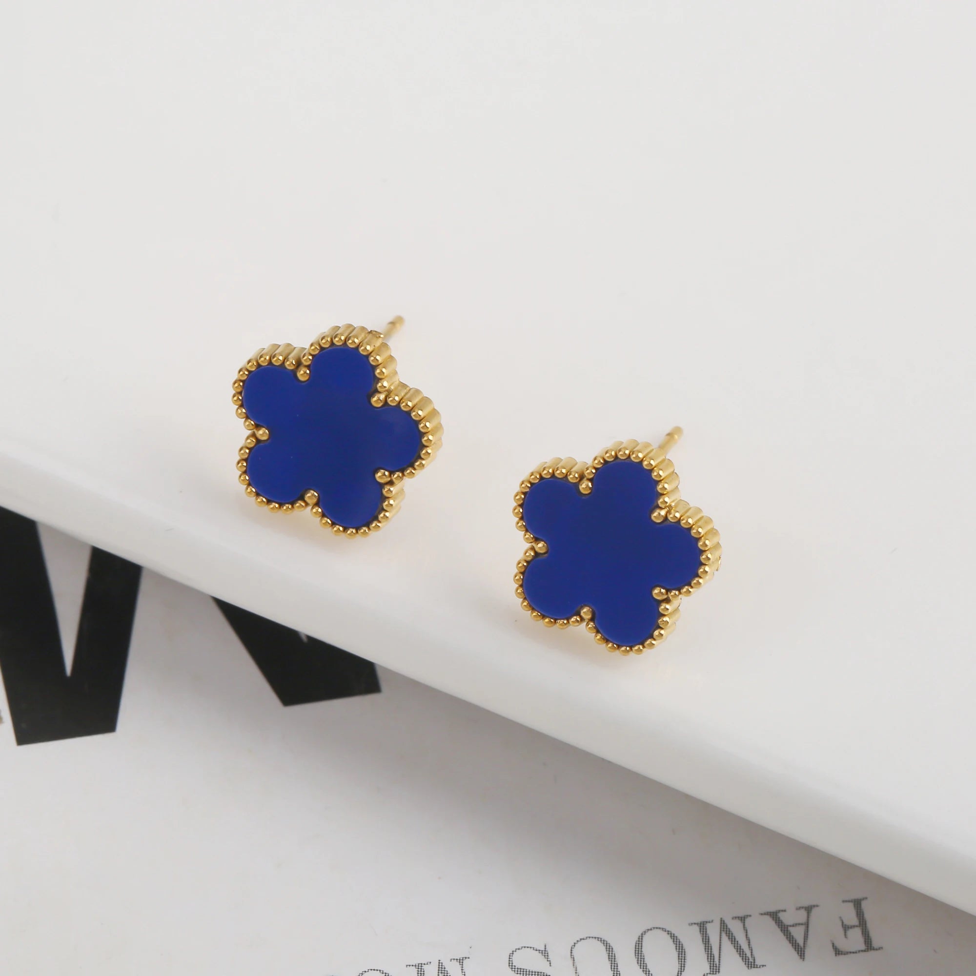 2025 Silver/Gold Plated New Stainless Steel Jewelry Bracelet Plum Blossom Five Leaf Flower Women's High Quality Clover