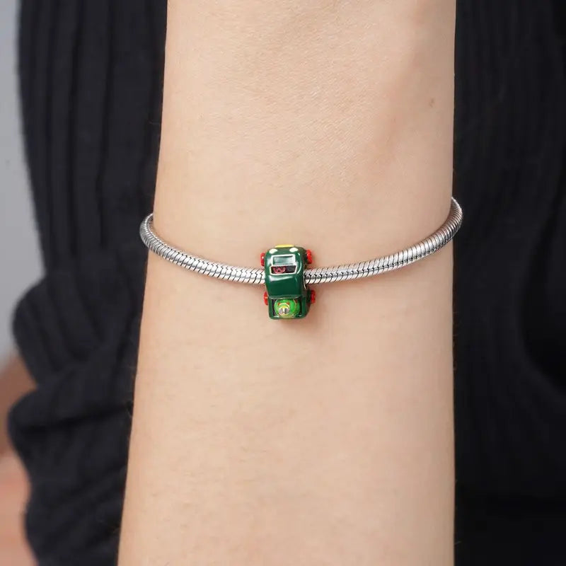 Pingente em Prata 925 Meios de Transporte – Compatível com Pulseiras de Charms