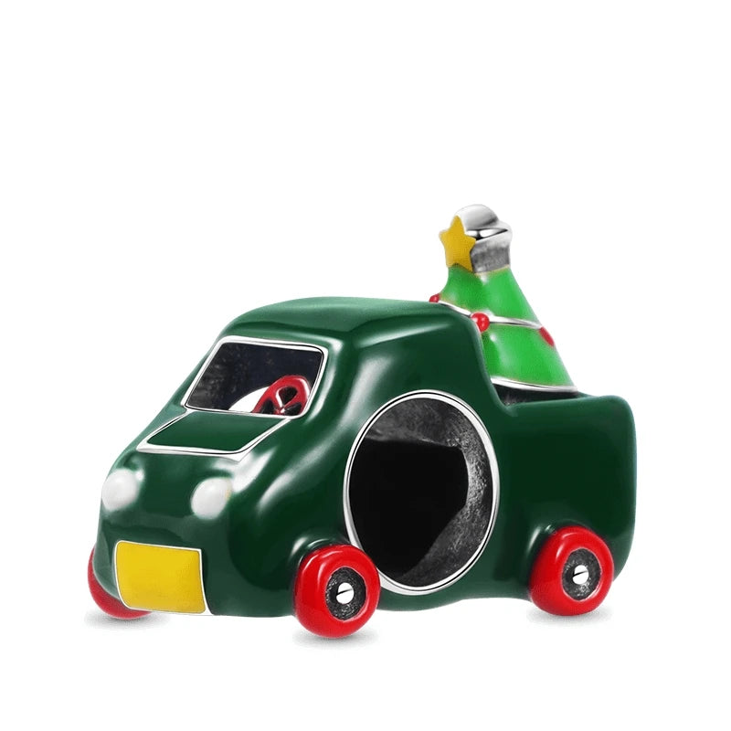 Pingente em Prata 925 Meios de Transporte – Compatível com Pulseiras de Charms